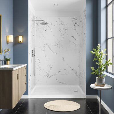 Marble White Acrylic Shower Wall Panel – 2.8mm
