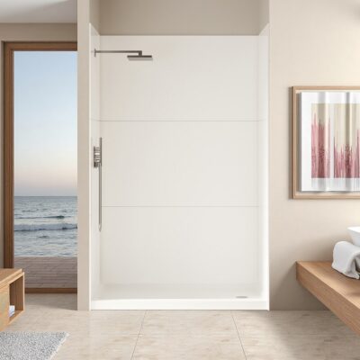 Marble White Acrylic Shower Wall Panel – 2.8mm High Gloss Finish