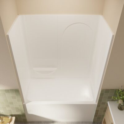 Anywall White Acrylic Shower Panel | 2.2mm Bathroom Wall Sheet